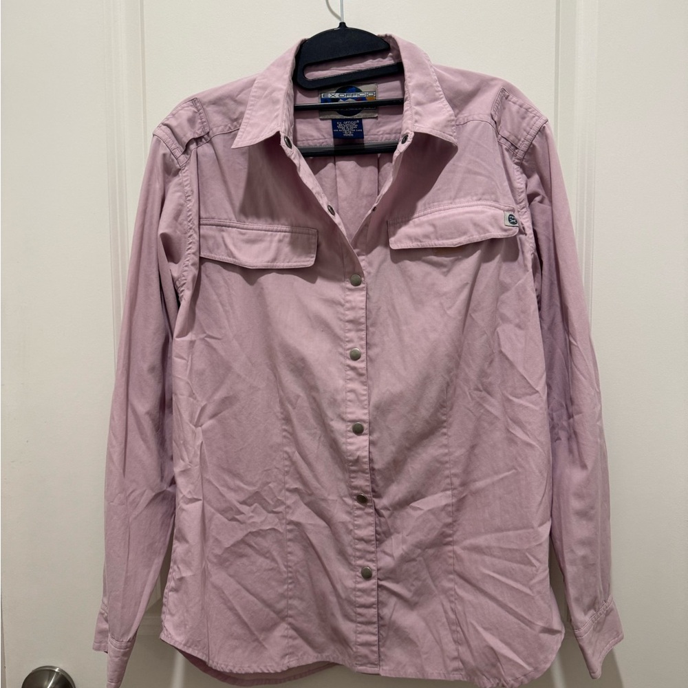 Women's Pink Button-Up Jacket